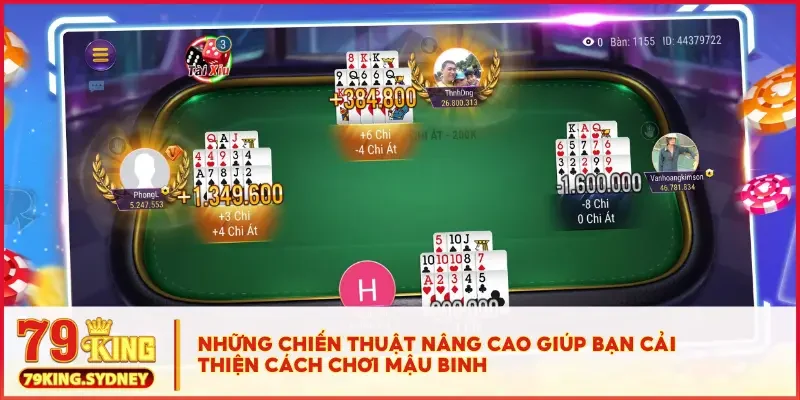 Cách Chơi Mậu Binh Cực Chuẩn - Sắp Bài Khéo Thắng Cả Bàn! 4 Những chiến thuật nâng cao giúp bạn cải thiện cách chơi Mậu Binh