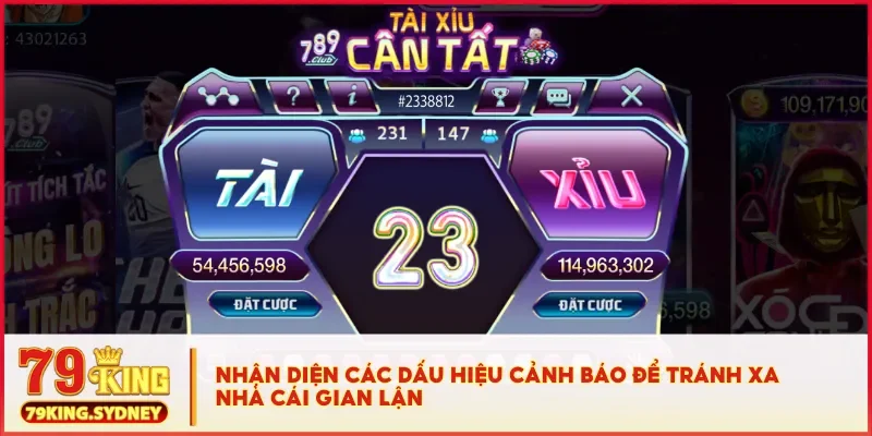 Cách bịp tài xỉu: Thủ đoạn và cách nhận biết để tránh xa 4 Nhận diện các dấu hiệu cảnh báo nhà cái gian lận